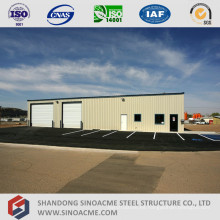 Casa de almacenamiento de estructura de acero prefabricada